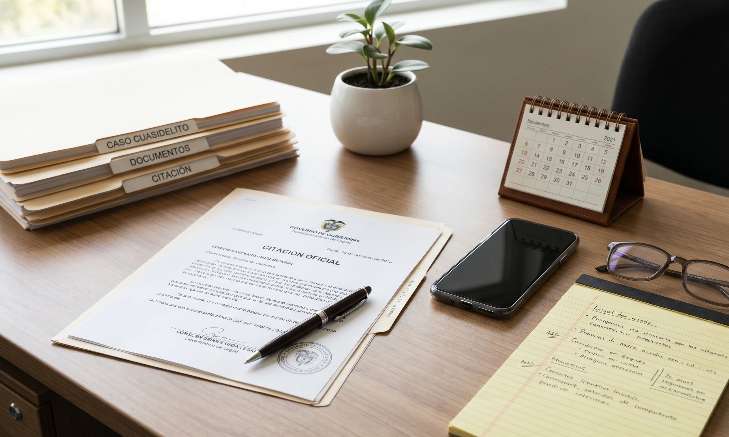 Abogado asesorando en caso de cuasidelito